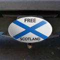 Free Scotland Scottish Independence Party Oval Tow Trailer Hitch Cover Plug Insert