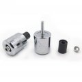 Hongk- Bar End Handlebar Slider Rubber Compatible With Yamaha R1 1998-2012 R6 2006-up Fjr1300 Chrome B078h728xc