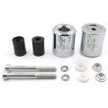 Hongk- Bar End Handlebar Slider Rubber Compatible With Yamaha R1 1998-2012 R6 2006-up Fjr1300 Chrome B078h728xc
