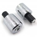 Hongk- Bar End Handlebar Slider Rubber Compatible With Yamaha R1 1998-2012 R6 2006-up Fjr1300 Chrome B078h728xc