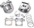 Gy6 180cc Cylinder Head Kit 61mm Big Bore 69mm Valves For 152qmi 157qmj Scooter Moped Atv Go Kart Quad 