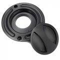 Xkh- Motorcycle Black Keyless Gas Cap Twist Off Fuel Tank Compatible With Honda Cbr 600 F2 F3 F4 F4i 600rr 900rr 929rr 954rr