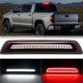 R F Auto F1 Style Strobe Led Third Brake Light Replacement For Tundra 2007-2021 Pickup Trucks White Roof Cargo High Mount Stop 