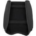 Auto Armrest Center Console Lid Skin Cover For 2016-2023 Toyota Tacoma Black