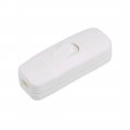Inline Cord Switch Ac 250v 2a On-off Spst Feed-through Rocker For Bedroom Table Lamp Desk Light White 