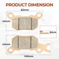 Sintered Front And Rear Brake Pads Compatible With Can Am Defender Traxter 2016-2023