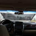 Uxcell Retractable Car Auto Window Sun Shade Visor Windshield Roller Blind 50cm X 125cm