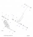 Polaris Snowmobile Shock Shaft 43 7 Genuine Oem Part Qty 1