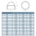 Nut Protection Cap 30pcs M16x23x27mm Plastic Hexagonal Screw Dome Acorn Hex Head Bolt Covers Waterproof Decorative Caps Grey