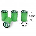 Green Lantern Logo Tire Rim Wheel Aluminum Valve Stem Caps