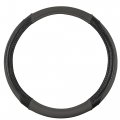 Motor Trend Griptech Sport Gray Steering Wheel Cover Enhanced Traction And Comfort For Car Truck Van Suv 15 Inch Two-tone 
