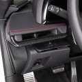 Sekhyna Center Console Trim Strips For Corvette C8 Stingray 2020-2023 Real Carbon Fiber 3pcs Dashboard Panel Cover Black