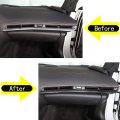 Sekhyna Center Console Trim Strips Compatible With Corvette C8 Stingray 2020-2023 Real Carbon Fiber 3pcs Dashboard Panel Cover