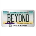 Honda Accord In 3d On Mirror Chrome Metal License Plate Frame Official Licensed