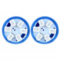 Ocpty 50pack Blue Led Light Kits Bright Instrument Panel Gauge Cluster Dashboard Bulbs With Twist Lock Socket Fit For 1997-2001