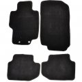 Floor Mats For 2003-2007 Honda Accord Nylon Black Front Rear Carpet By Ikon Motorsports 2004 2005 2006 