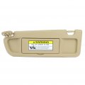 Aintier Tan Beige Sun Visor For 06-11 Honda Civic Without Sunroof Left Driver Side