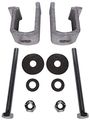 Easy Mount Truck Tool Box Clamps Aluminum Tie Downs 2 Pack With Zinc Plated Hardware And Nyloc Nuts For No Drill Mounting 