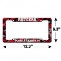Rutgers Scarlet Knights Camo License Plate Tag Frame