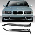 Pair Of Headlight Eyebrow Carbon Fiber Cover Trim Sticker Fits For E36 92-98 Car Interior And Exterior Decoration Modification