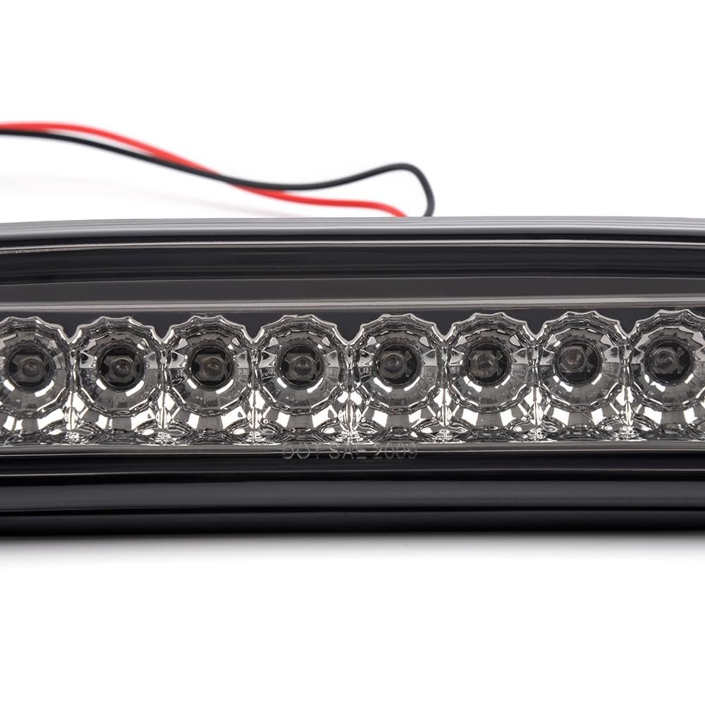 Third Brake Cargo Light For Toyota Tacoma 1995 To 2017 Rear Roof Center High Mount Tail Lamp Replacement Chrome Housing With