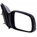 Ocpty Black Right Side Mirror Fit For 2006-2011 Honda Civic Smooth Glass Non-folding Non-heated