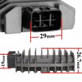 Glenparts Voltage Regulator Rectifier Replaces For Yamaha Xvz1300 Xvz13tfs Royal Star Midnight Venture 1999-2012 Xvz 1300 6pin
