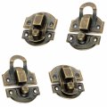 Dasunny 20 Sets Retro Style Hasp Latch Antique Bronze Metal Duckbilled Toggle Lock For Wood Box Furniture Cabinet Drawer 