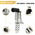 Uxcell 1 Pair Left Right Variable Valve Timing Solenoid Vvt For Nissan Tiida 2005-2017 Engine Camshaft Oil Control No