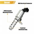 Uxcell 1 Pair Left Right Variable Valve Timing Solenoid Vvt For Nissan Tiida 2005-2017 Engine Camshaft Oil Control No