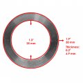Caltric Moveable Drivesheave Spacer Compatible With Artic Cat Trv 1000 Ltd 2013-2014