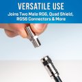 Jonard Tools Rg-f81 F Connector Splice Pack Of 2
