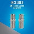 Jonard Tools Rg-f81 F Connector Splice Pack Of 2