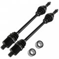Caltric Rear Left And Right Cv Joint Axle With Bearing Compatible Polaris Ranger Xp 800 4x4 2012
