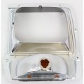 Passenger Side Headlight Bezel For Dodge Ramcharger 1986 To 1990 And Pickup Fullsize Chrome Black Replacement Ch2513135