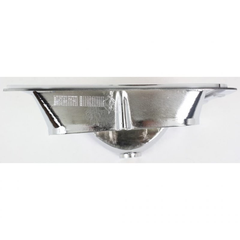 Passenger Side Headlight Bezel For Dodge Ramcharger 1986 To 1990 And Pickup Fullsize Chrome Black Replacement Ch2513135