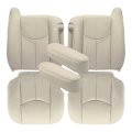 Driver Passenger Bottom Top Armrest Replacement Leather Seat Covers Tan 522 Or 52i For Chevy Tahoe Suburban Gmc Yukon Sierra 