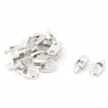 Metal Wardrobe Cupboard Cabinet Glass Shelf Holder Support Brackets 20 Pcs 