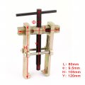 Uxcell Straight Type Claws Metal Bearing Gear Two Jaws Puller Tool For Motorcycle