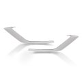 Front Bumper Trim Fog Light Moldings Left I Right Side For Volvo S60 V60 2019 2020 2021 2022 31455511 31455512 Silver 