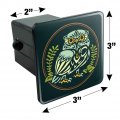 Wise White Tribal Owl Tow Trailer Hitch Cover Plug Insert