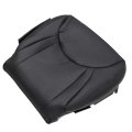 Perforated Black Front Passenger Side Bottom Microfiber Leather Seat Cover Replacement For Lexus Ls430 2001 2002 2003 2004 2005