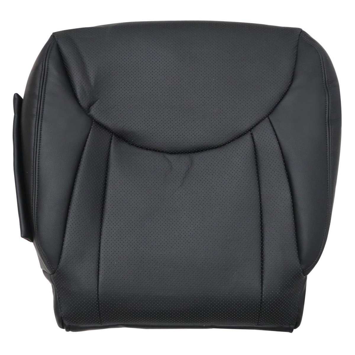 Perforated Black Front Passenger Side Bottom Microfiber Leather Seat Cover Replacement For Lexus Ls430 2001 2002 2003 2004 2005