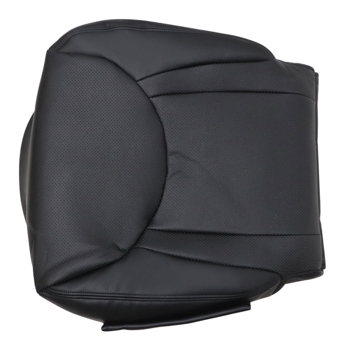 Perforated Black Front Passenger Side Bottom Microfiber Leather Seat Cover Replacement For Lexus Ls430 2001 2002 2003 2004 2005