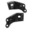Front Bumper Bracket Set For 2001-2004 Toyota Tacoma Driver And Passenger Side Steel Electrophoresis Primed Black Replacement 
