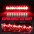 Auto Dynasty Full Led Chrome Housing 3rd Third Tail Brake Light Rear Center High Mount Stop Lamp Compatible With Dodge Charger