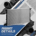Dpi 13665 Factory Style 1-row Cooling Radiator Compatible With Audi A4 A5 A6 Q7 2 0l Turbo 2017-2023 Aluminum Core