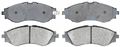 Raybestos Sgd797m Service Grade Semi-metallic Disc Brake Pad Set 