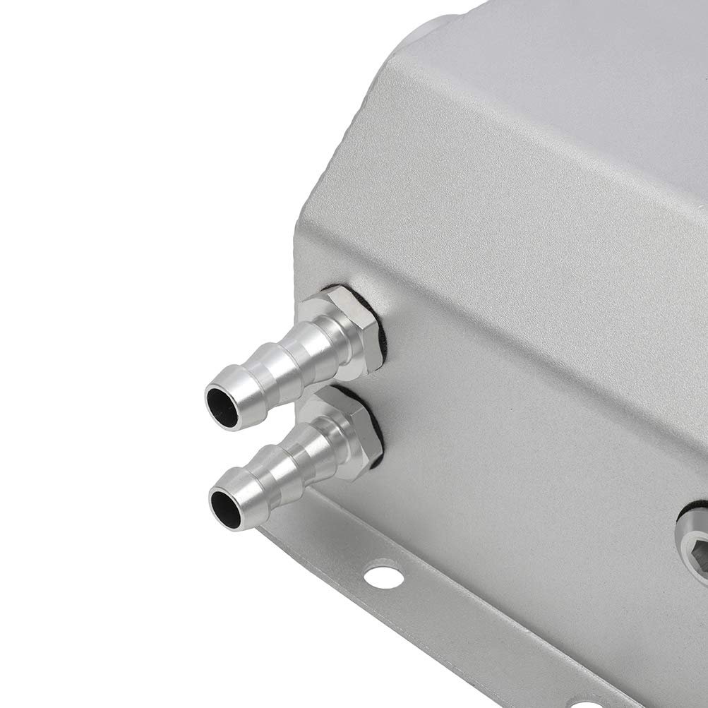 Universal Front Engine Coolant Reservoir Tank With Cap 1l Overflow For Most Vehicles White Efficient Cooling Replacement