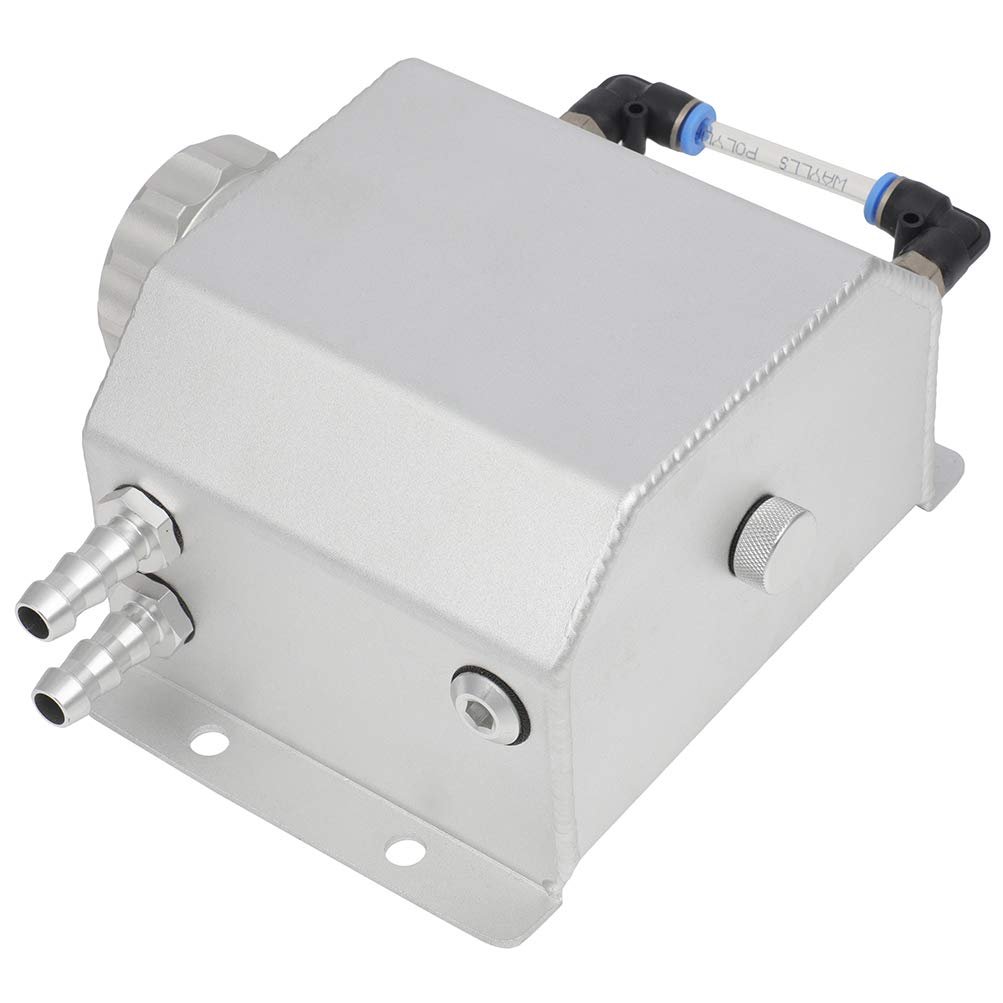 Universal Front Engine Coolant Reservoir Tank With Cap 1l Overflow For Most Vehicles White Efficient Cooling Replacement